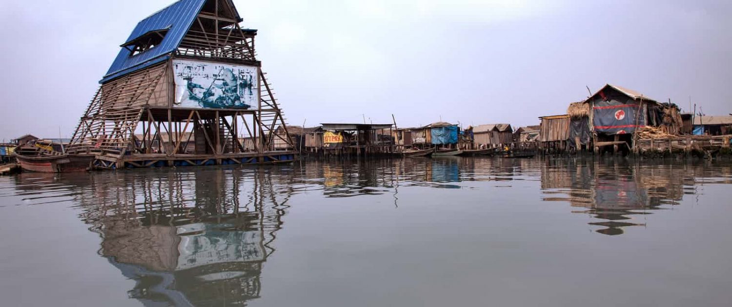 Makoko Floating School. Photograph: Andrew Esiebo for the Guardian