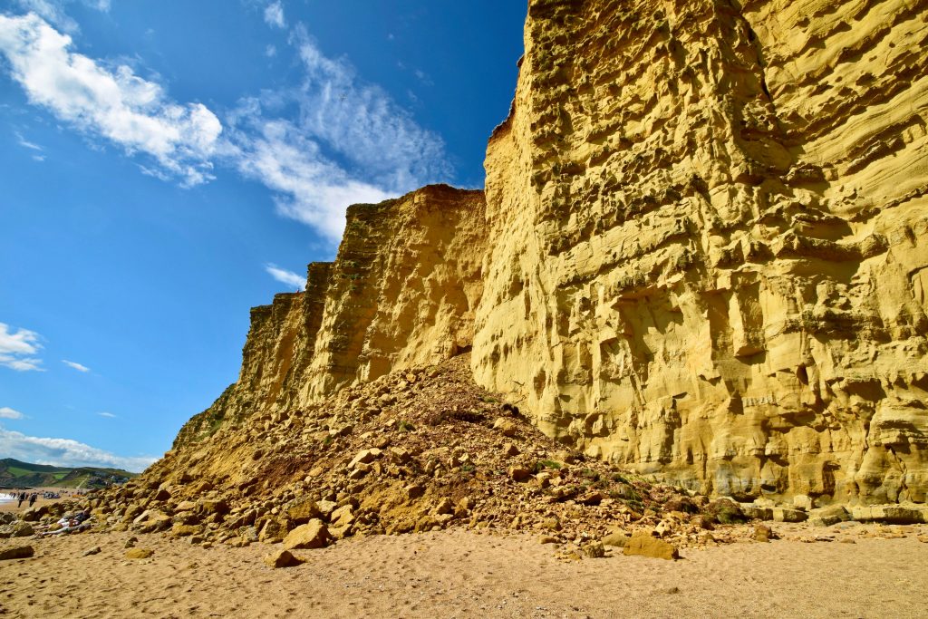 Landslide at West Bay, Dorset - Internet Geography