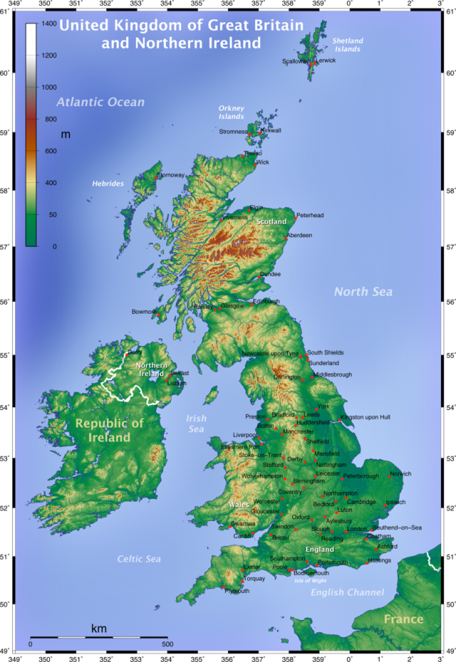 Physical Geography Of The UK - Internet Geography