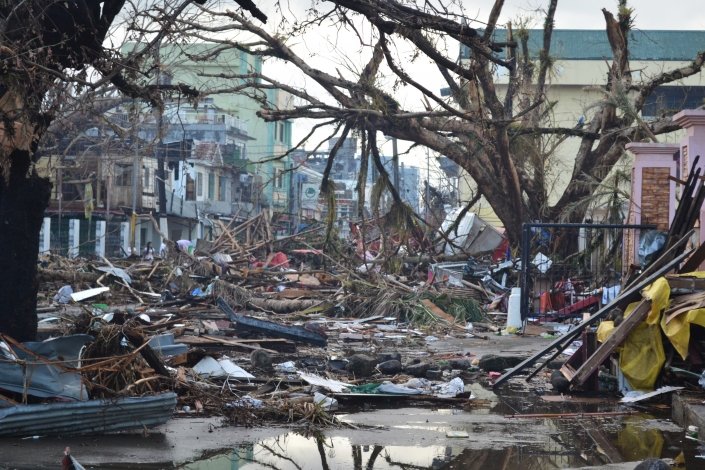 typhoon haiyan case study primary and secondary effects