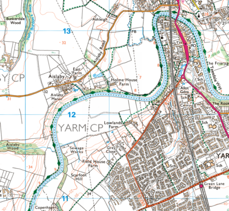 Stages of a River on an OS Map Quiz - Internet Geography