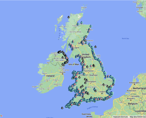 Map to show coastal areas affected by sewage