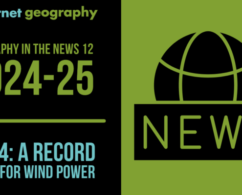 Geography in the News 12 - 2024: A Record Year for Wind Power